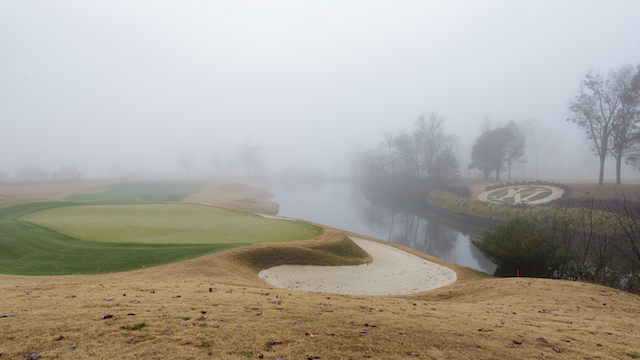 Kingsmill emblem on professional course