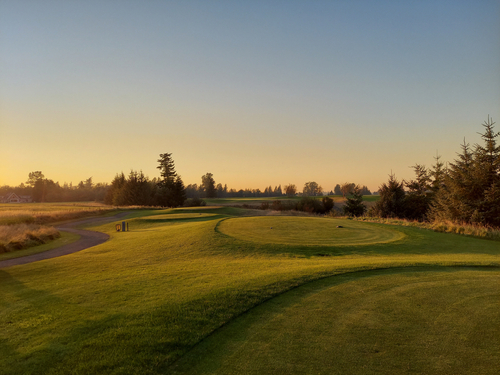 Sunset on Royal New Kent golf course.